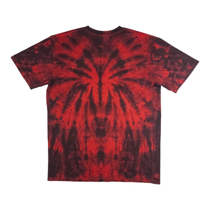 Red Spider Tie Dye Spiral T Shirt