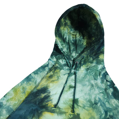 Wasabi Green Pullover Tie Dye Hoodie
