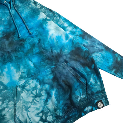 Black Ice Pullover Tie Dye Hoodie