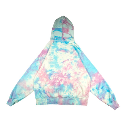 Bubblegum Tie Dye Zip Up Heavy Hoodie