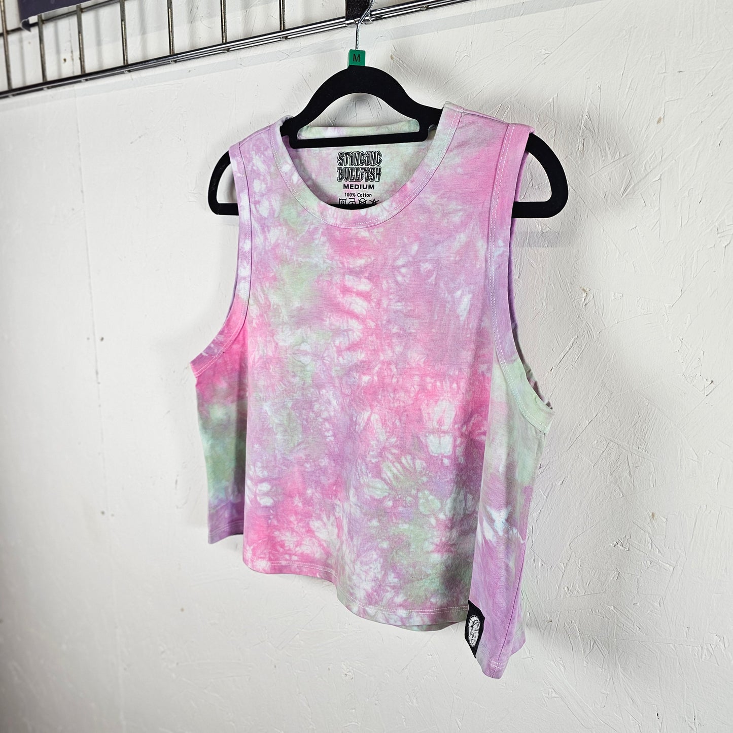 Pastel Tie Dye Crop Vest