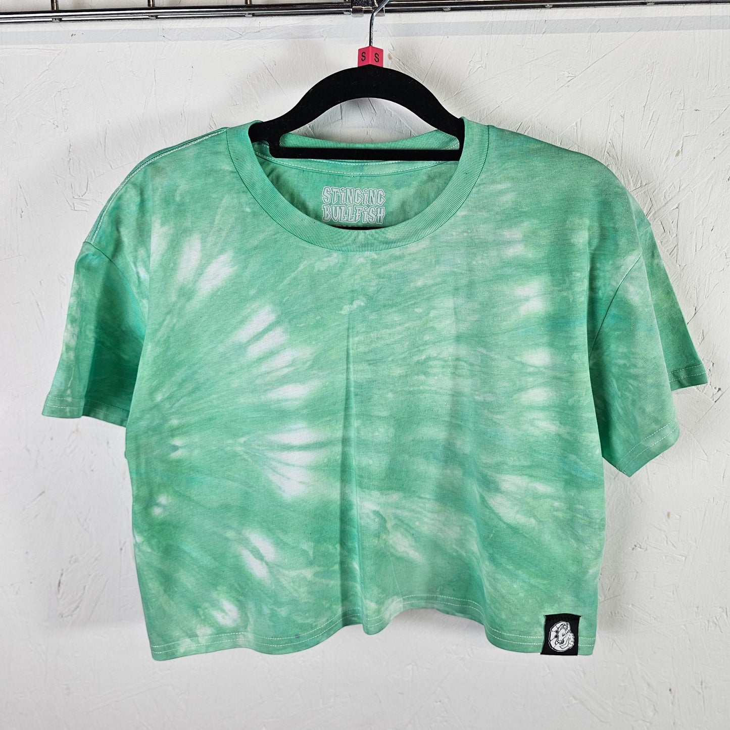 Minty Burst Tie Dye Crop Top