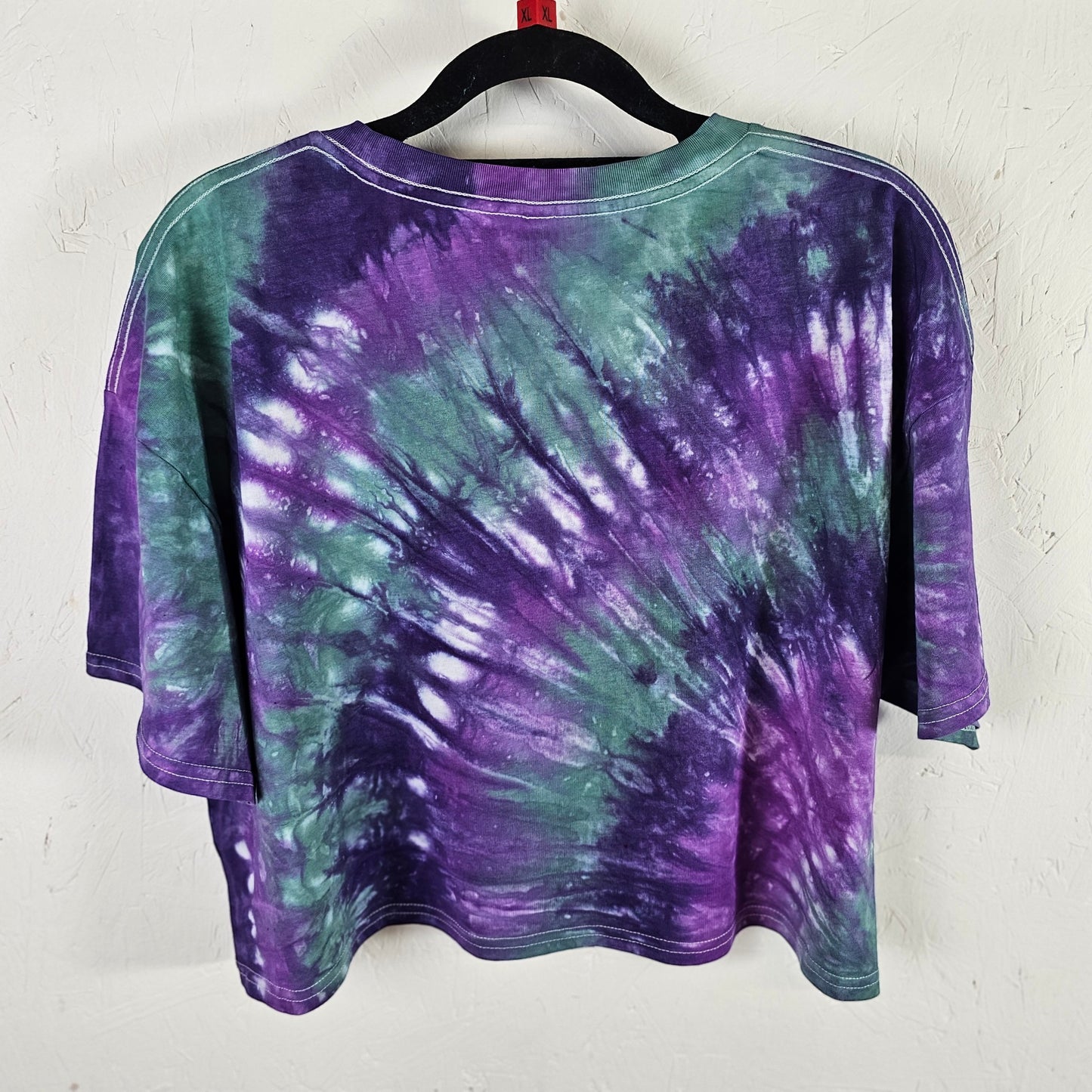 Kiwi Stripe Tie Dye Crop Top