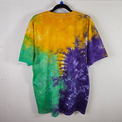 Tri-Colour Tie Dye T Shirt