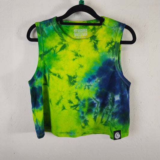 Caribbean Twist Tie Dye Crop Vest