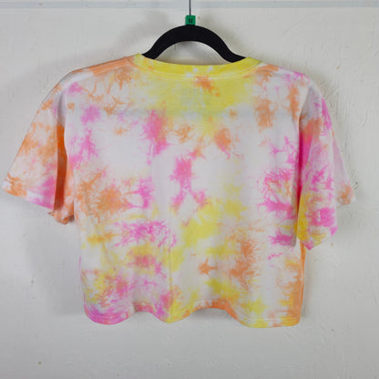 Pastel Sunset Tie Dye Crop Top