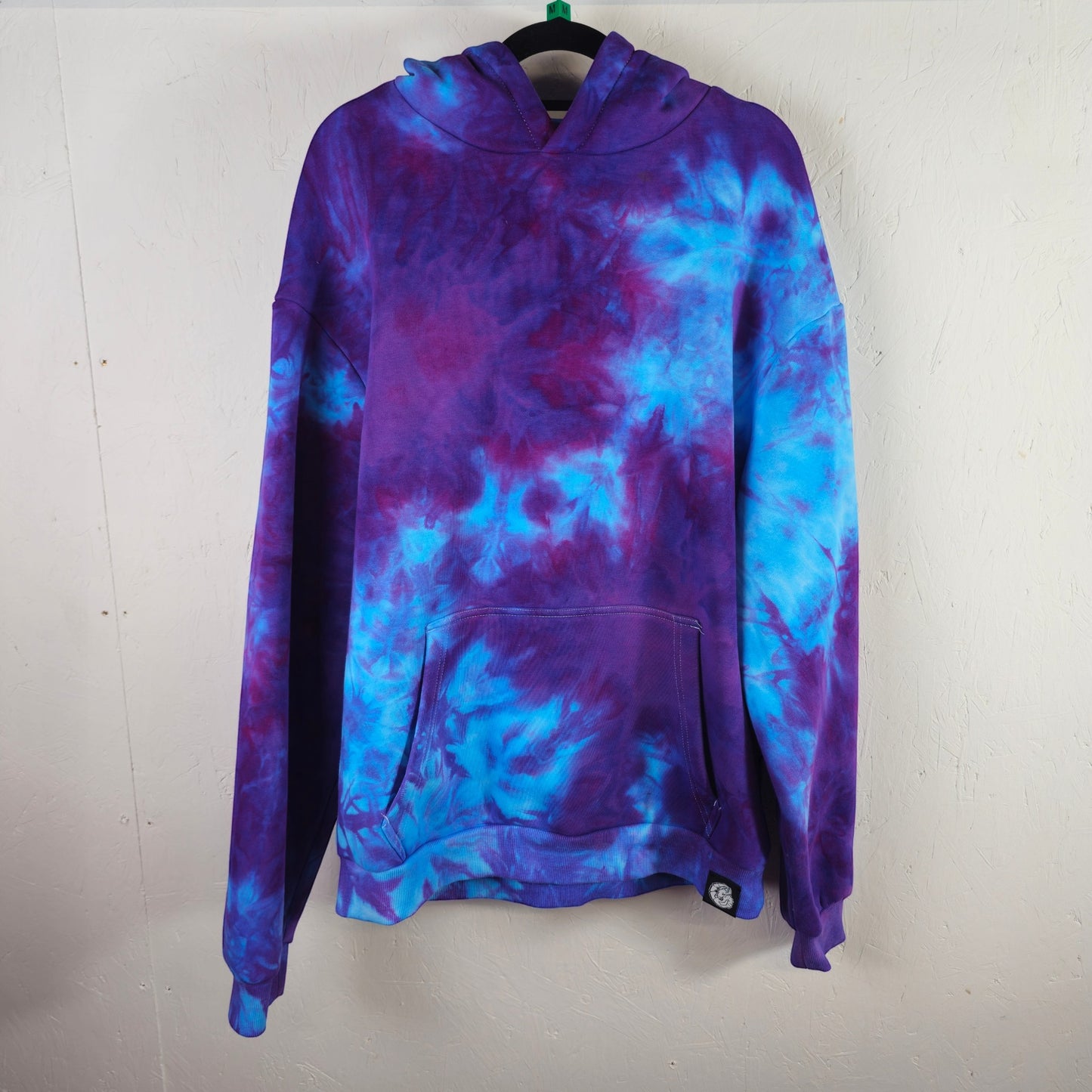 Blurple Heavy Oversize Tie Dye Hoodie