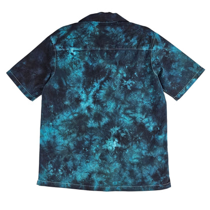 Black Teal Tie Dye Shirt