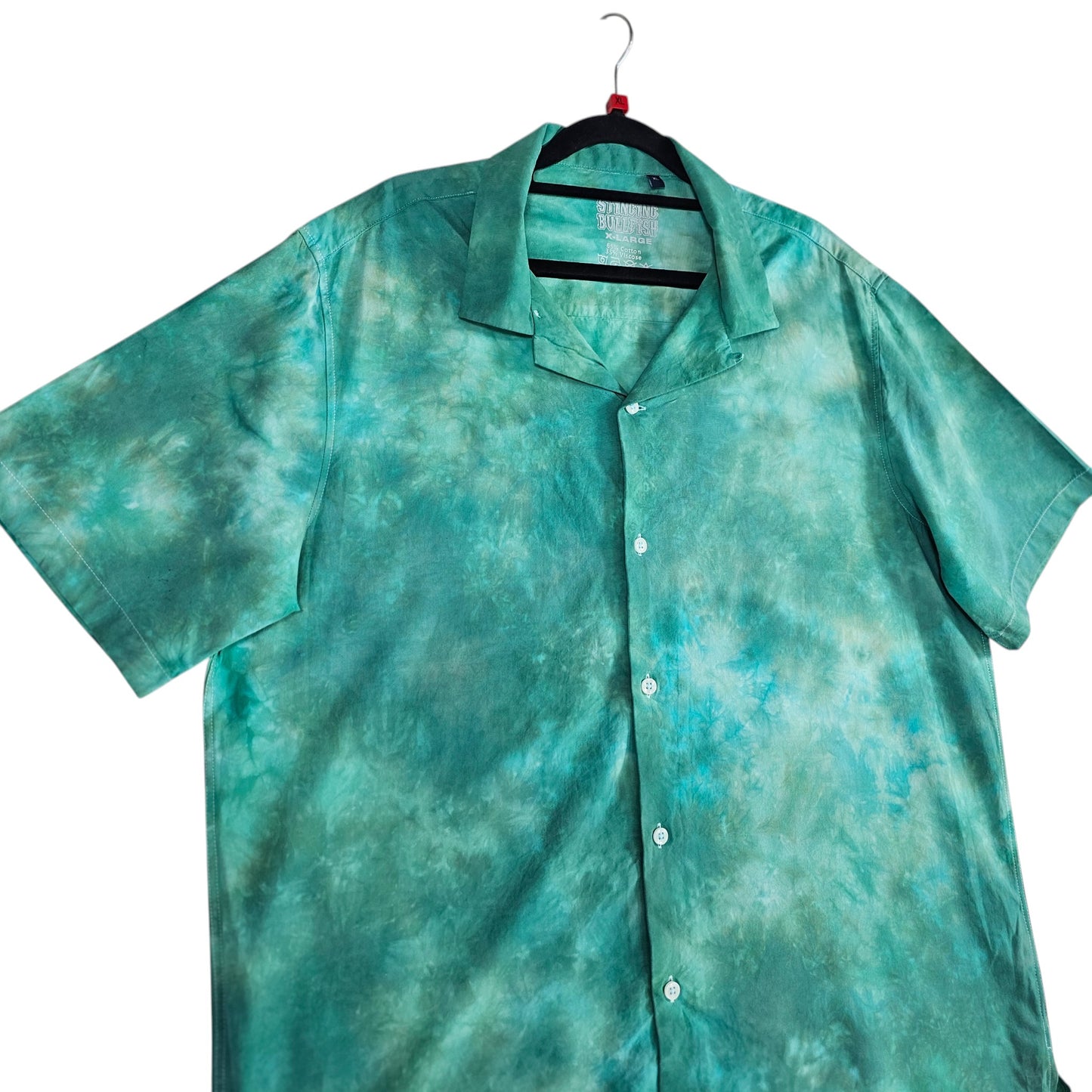 Mint Green Seaglass Tie Dye Shirt