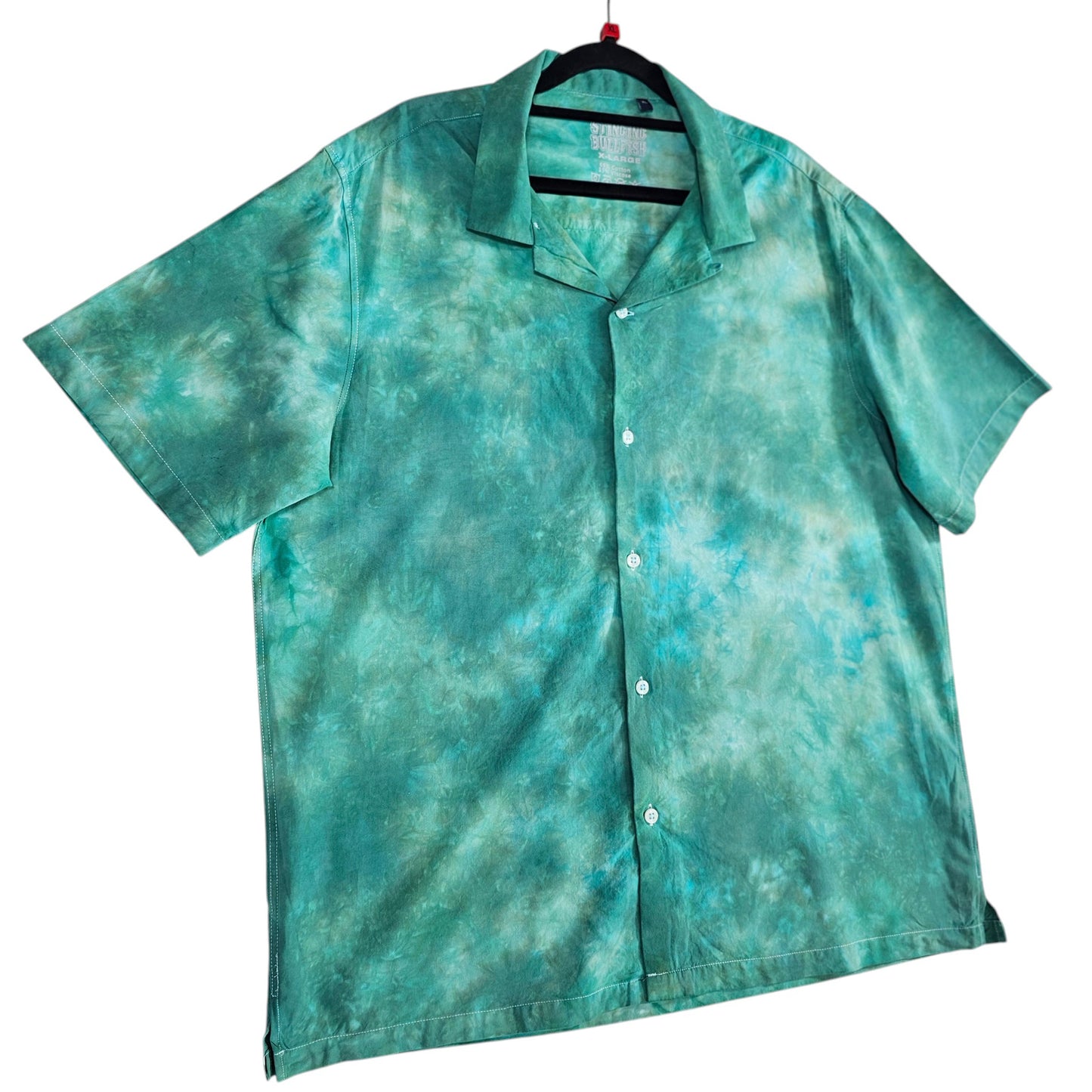 Mint Green Seaglass Tie Dye Shirt