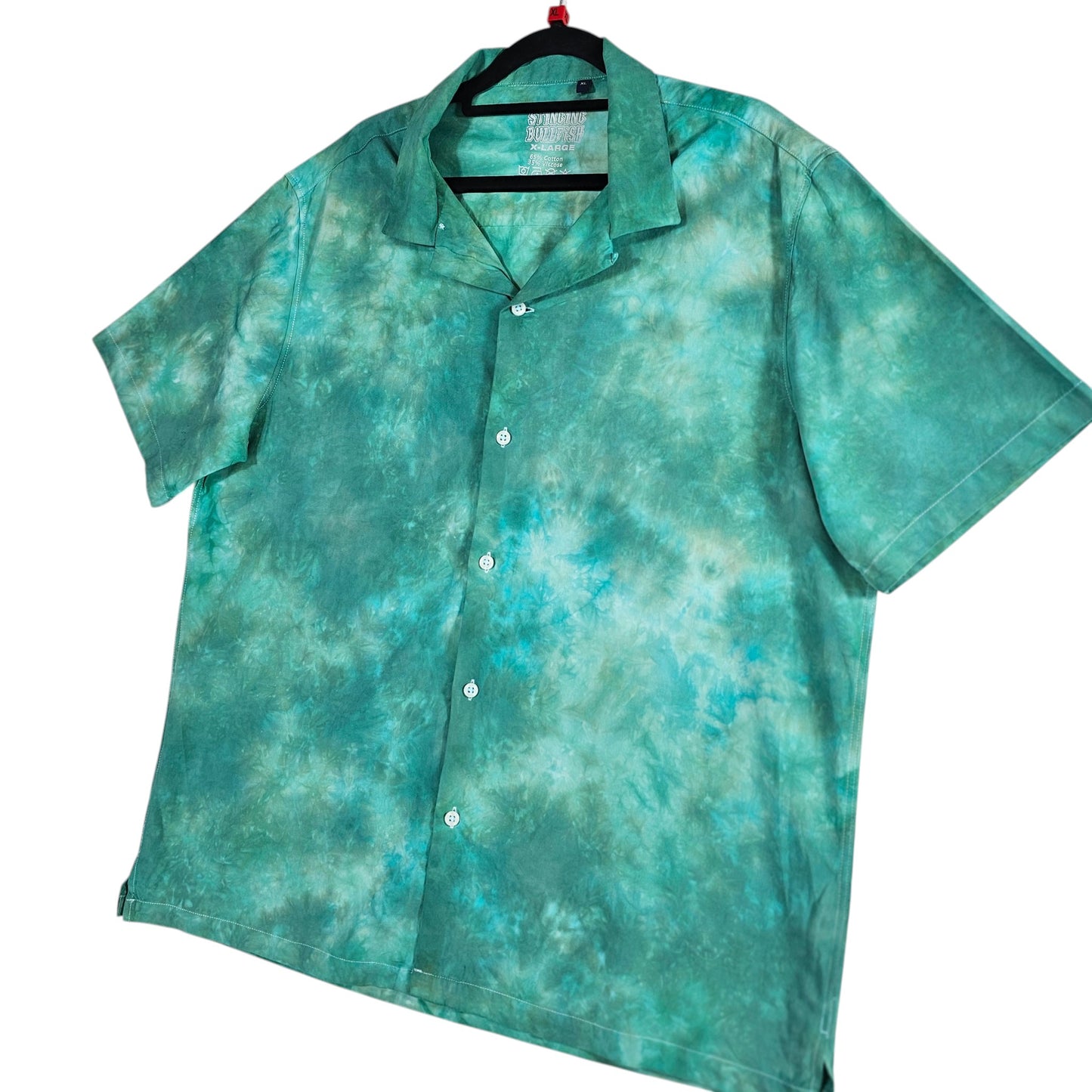 Mint Green Seaglass Tie Dye Shirt