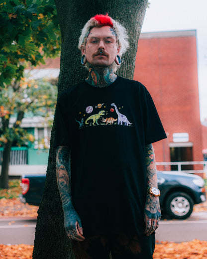 Dinosaur Family Values T Shirt