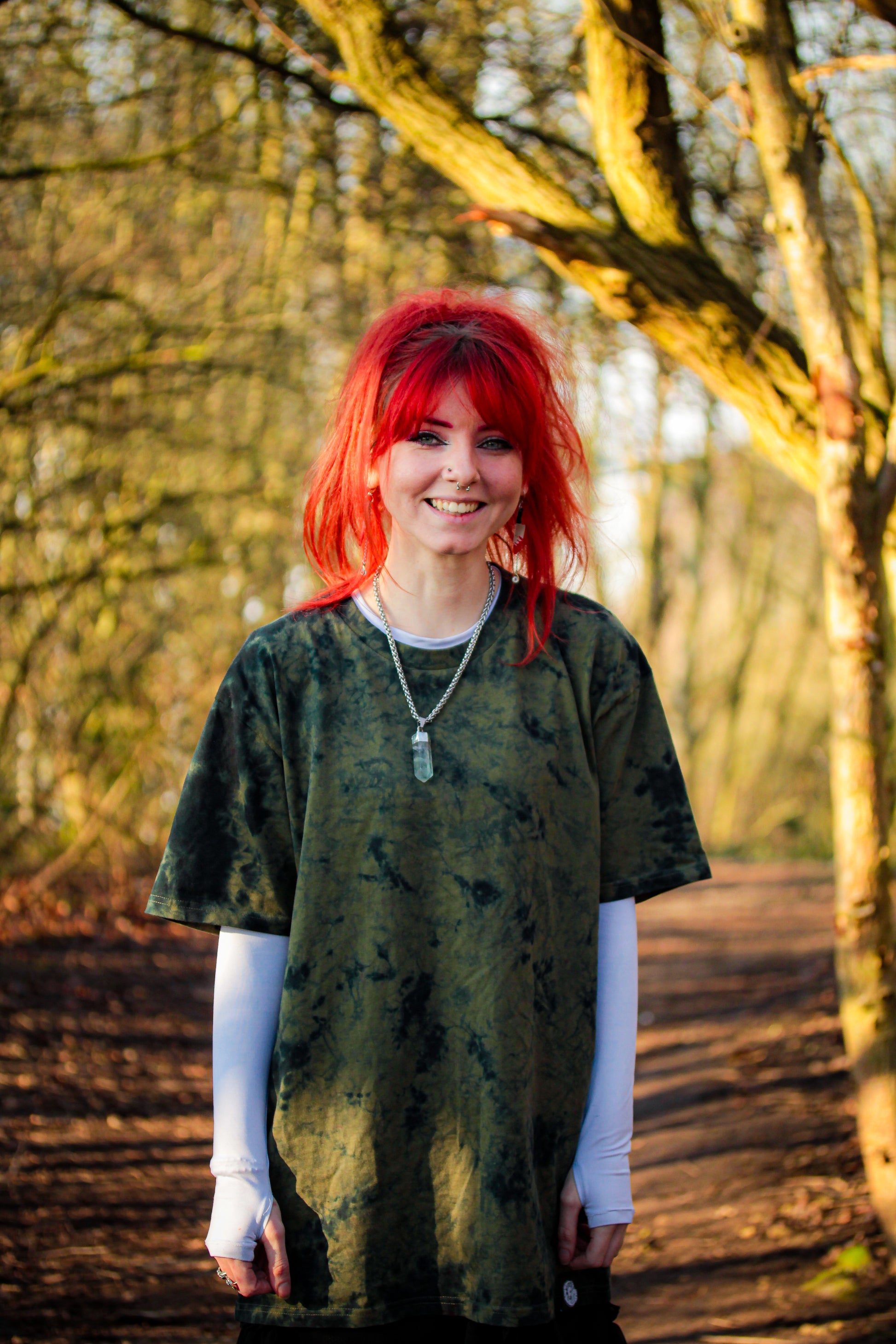 Army Green Camo Crunch Tie Dye T-Shirt - tie dye joggers -  tie dye sweatpants - tie dye trousers - Stinging Bullfish