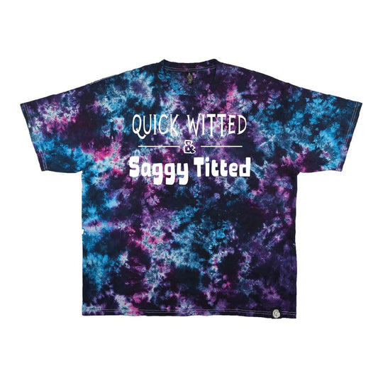 Quick Witted Printed Blue, Pink, purple and Black Camo Crunch