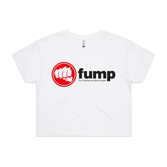 Chesty Gal - White Crop Top