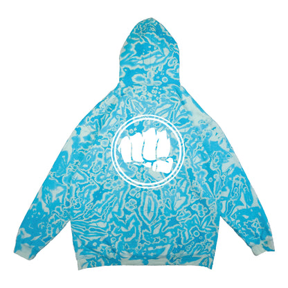 FUMP x Stinging Bullfish Bleach Hoodie - OCEAN BLUE
