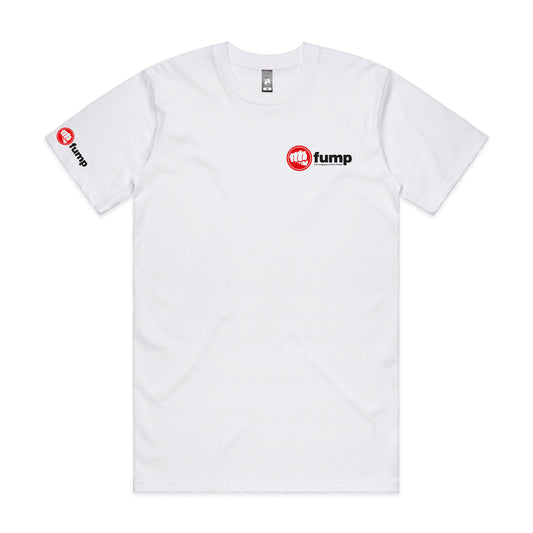 Double tagged Tee- White T-Shirt