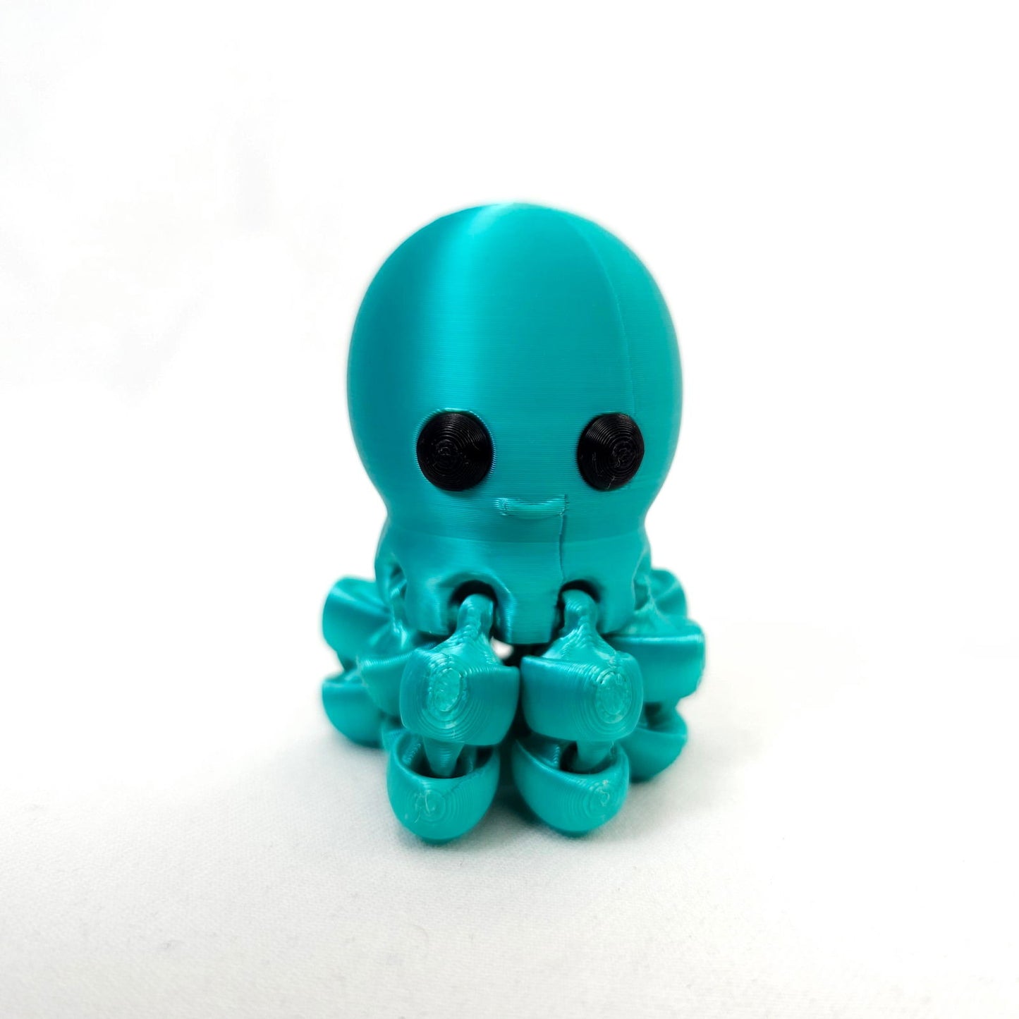 Baby Octopus Fidget Toy - Metallic Teal - fidget toy