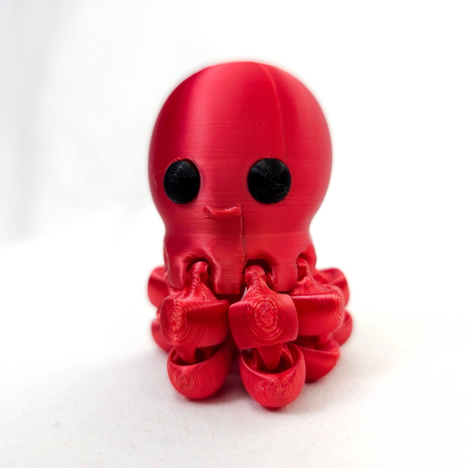 Baby Octopus Fidget Toy - Metallic Red - fidget toy