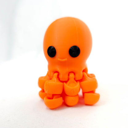 Baby Octopus Fidget Toy - Orange - fidget toy