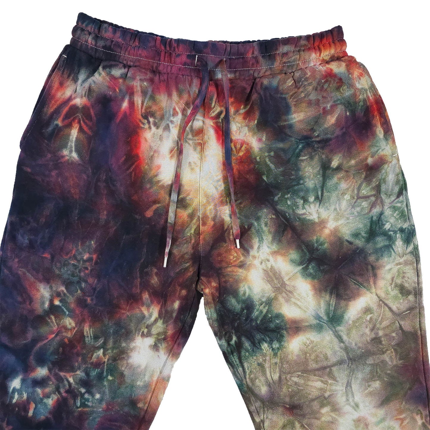 Black Cherry Tie Dye Jogging Bottoms - clothing