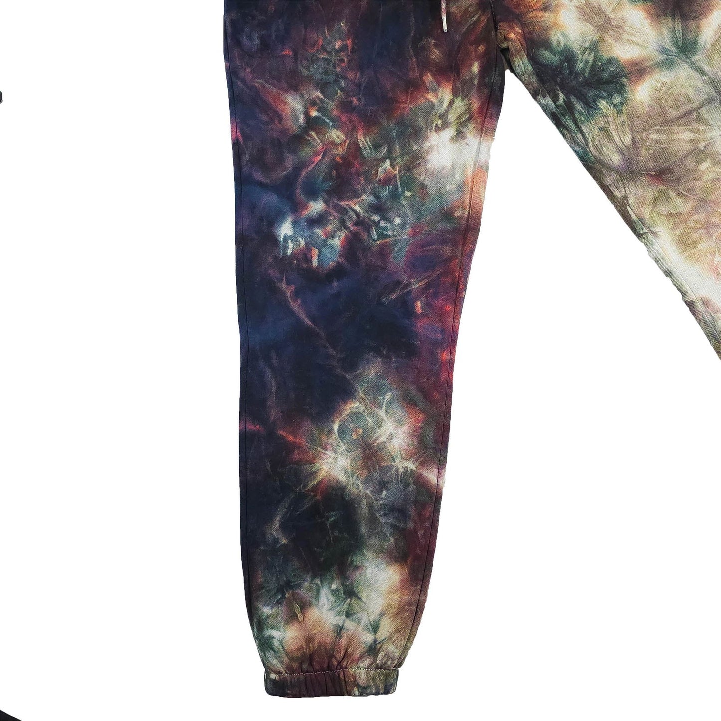 Black Cherry Tie Dye Jogging Bottoms - clothing