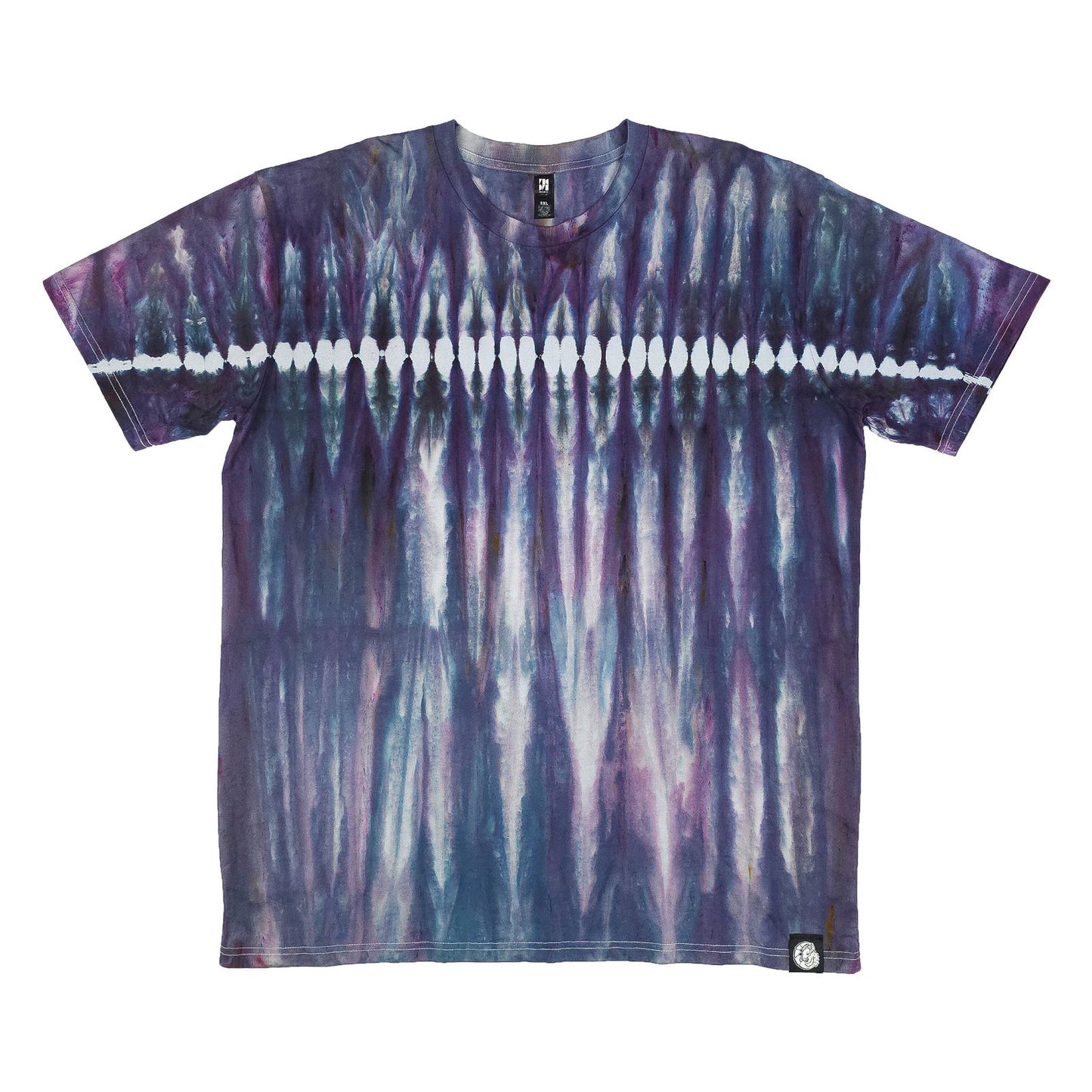 Black Cherry Zip Drip Tie Dye T-Shirt - clothing