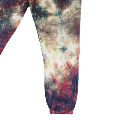 Black Cherry Tie Dye Jogging Bottoms - tie dye joggers -  tie dye sweatpants - tie dye trousers - Stinging Bullfish