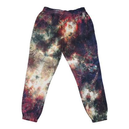 Black Cherry Tie Dye Jogging Bottoms - tie dye joggers -  tie dye sweatpants - tie dye trousers - Stinging Bullfish