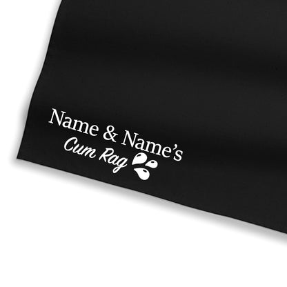 Personalized Couples Cum Rag 💦