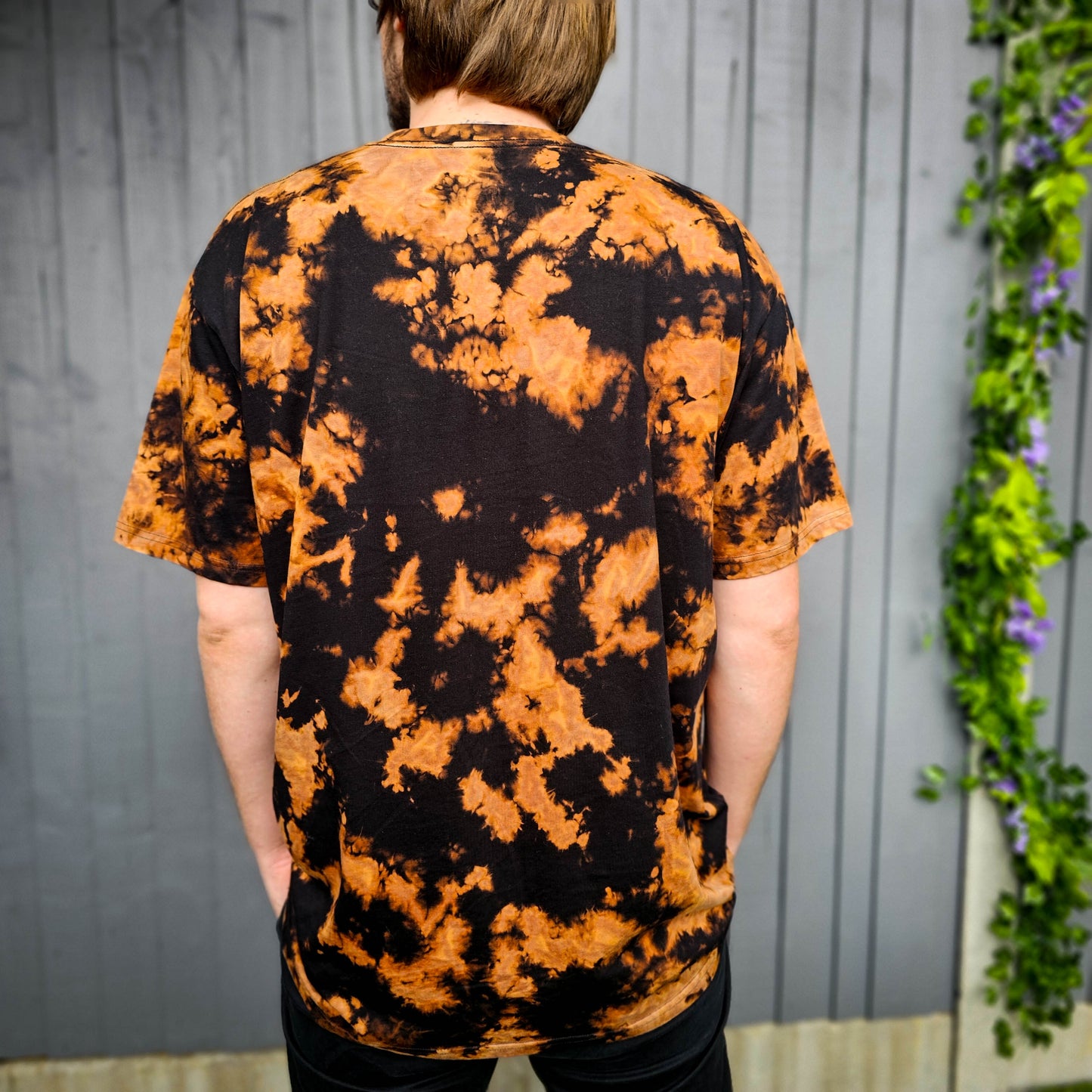 Bleach Crunch Dye T Shirt - clothing