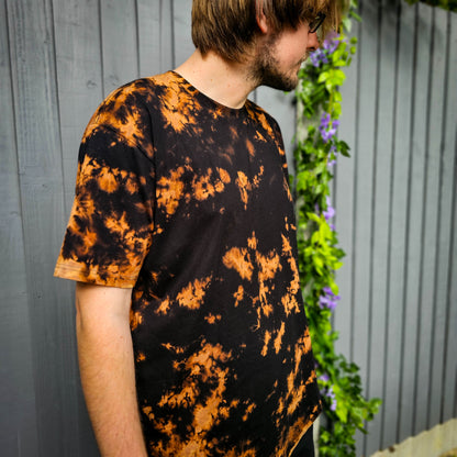 Bleach Crunch Dye T Shirt - clothing