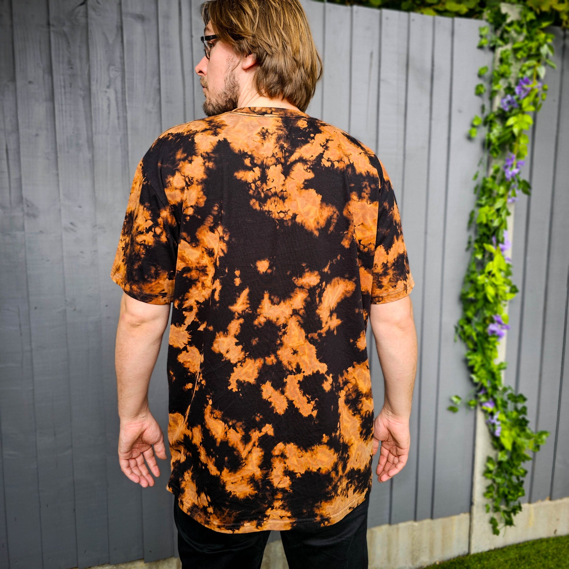 Bleach Crunch Dye T Shirt - clothing