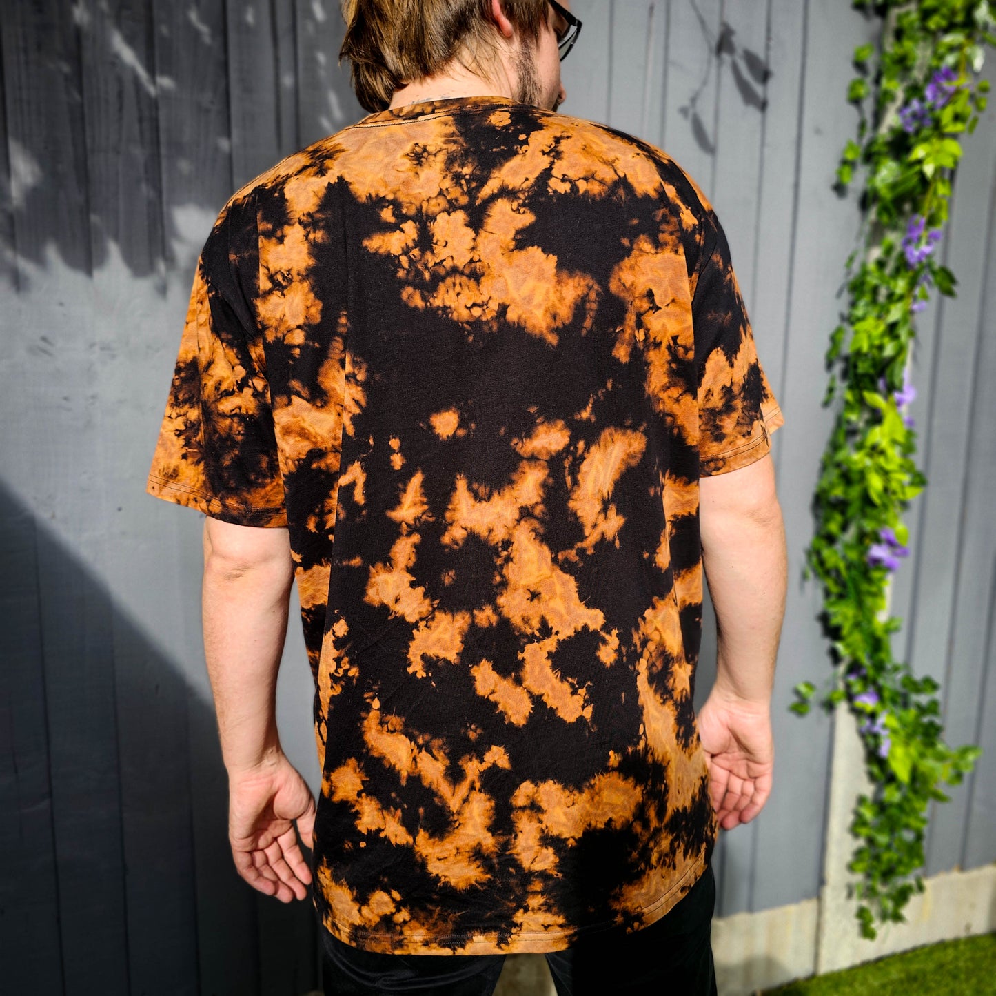 Bleach Crunch Dye T Shirt - clothing