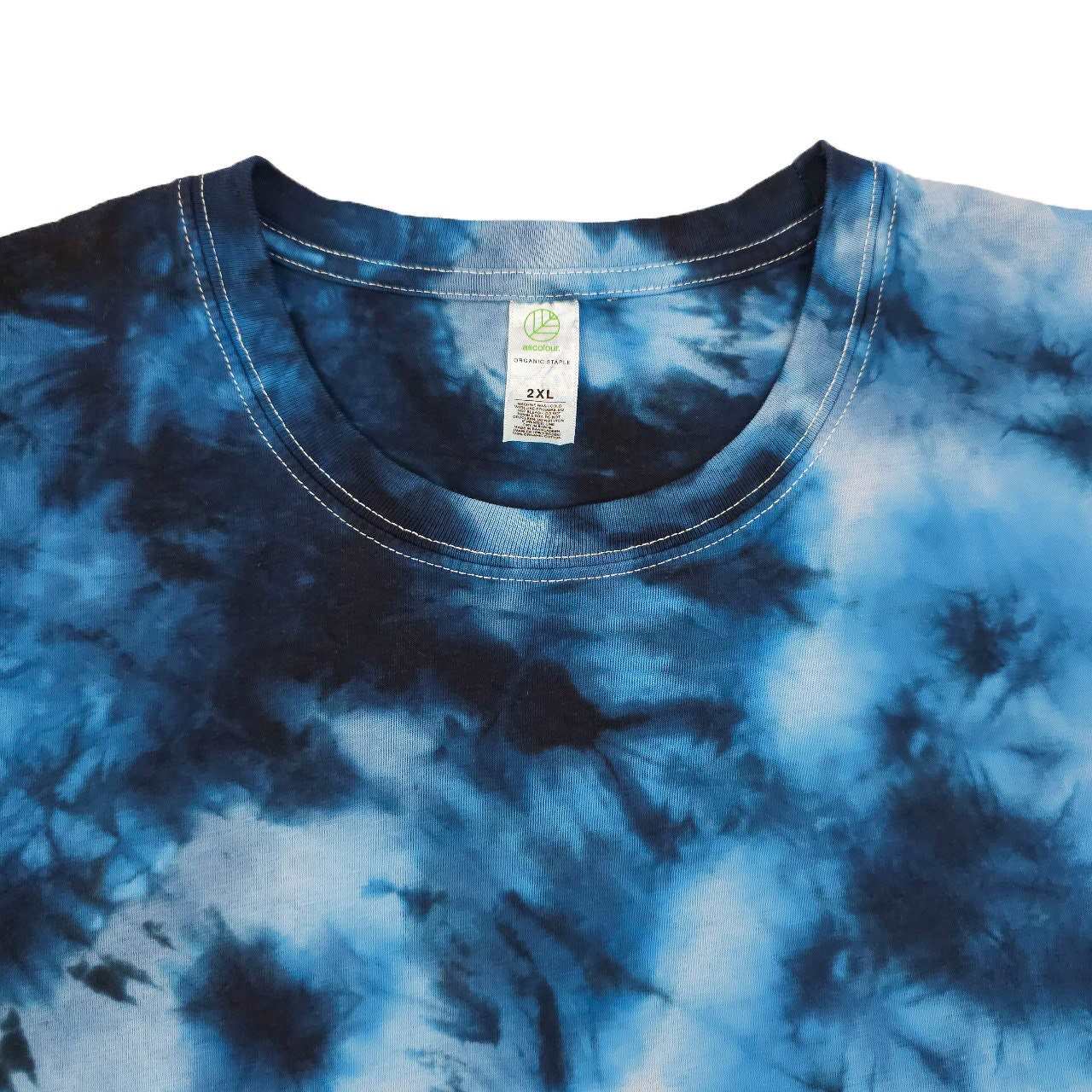 Blue Impact Cram Tie Dye T-Shirt - tie dye joggers -  tie dye sweatpants - tie dye trousers - Stinging Bullfish