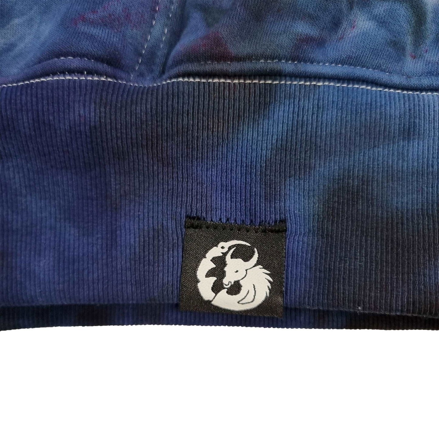 Dark Blue Camo Crunch Tie Dye Hoodie