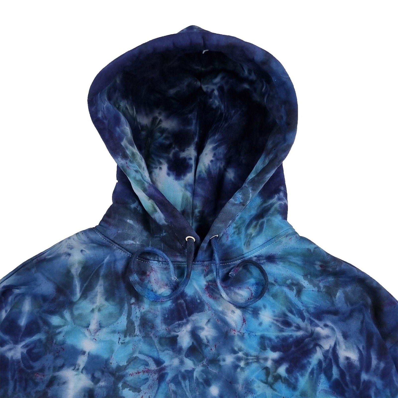 Dark Blue Camo Crunch Tie Dye Hoodie