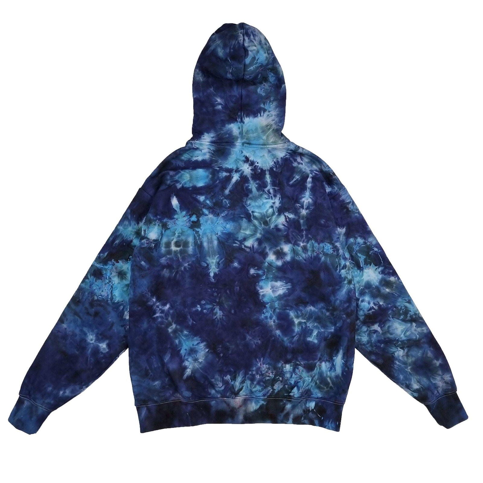 Dark Blue Camo Crunch Tie Dye Hoodie