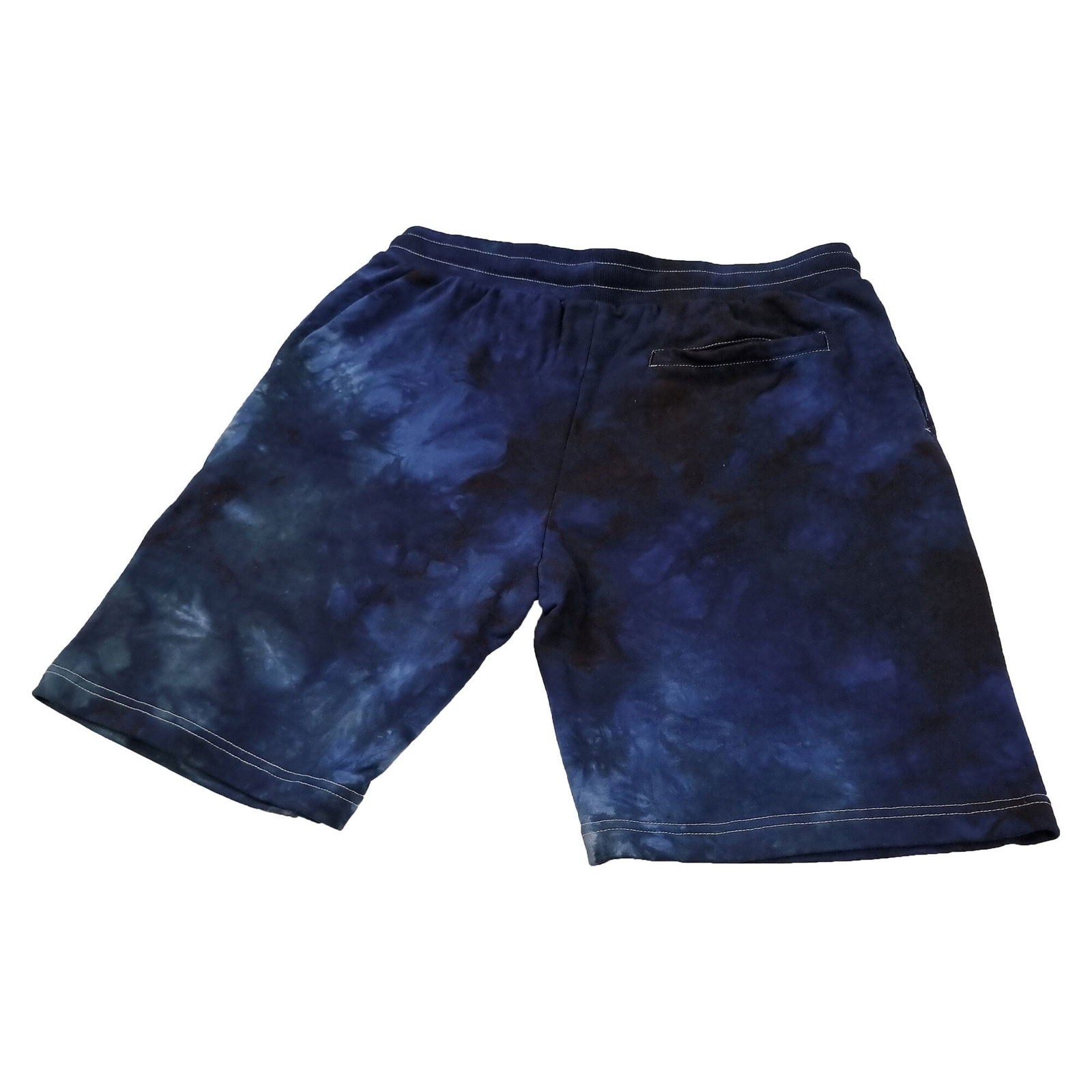 Dark Blue Camo Crunch Tie Dye Shorts