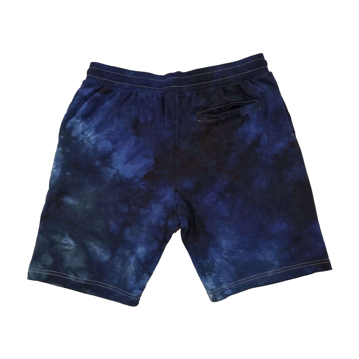 Dark Blue Camo Crunch Tie Dye Shorts