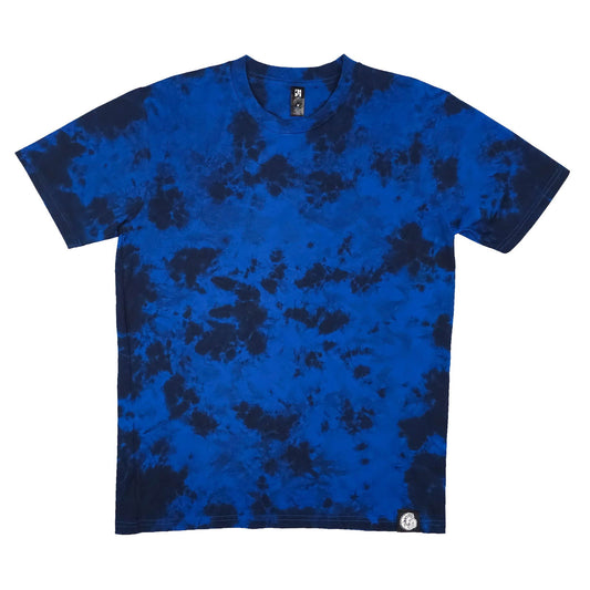 Deep Blue Camo Crunch Tie Dye T-Shirt