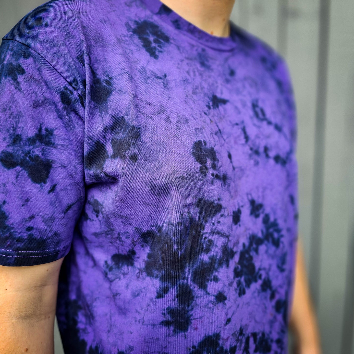 Deep Purple Camo Crunch Tie Dye T-Shirt - clothing