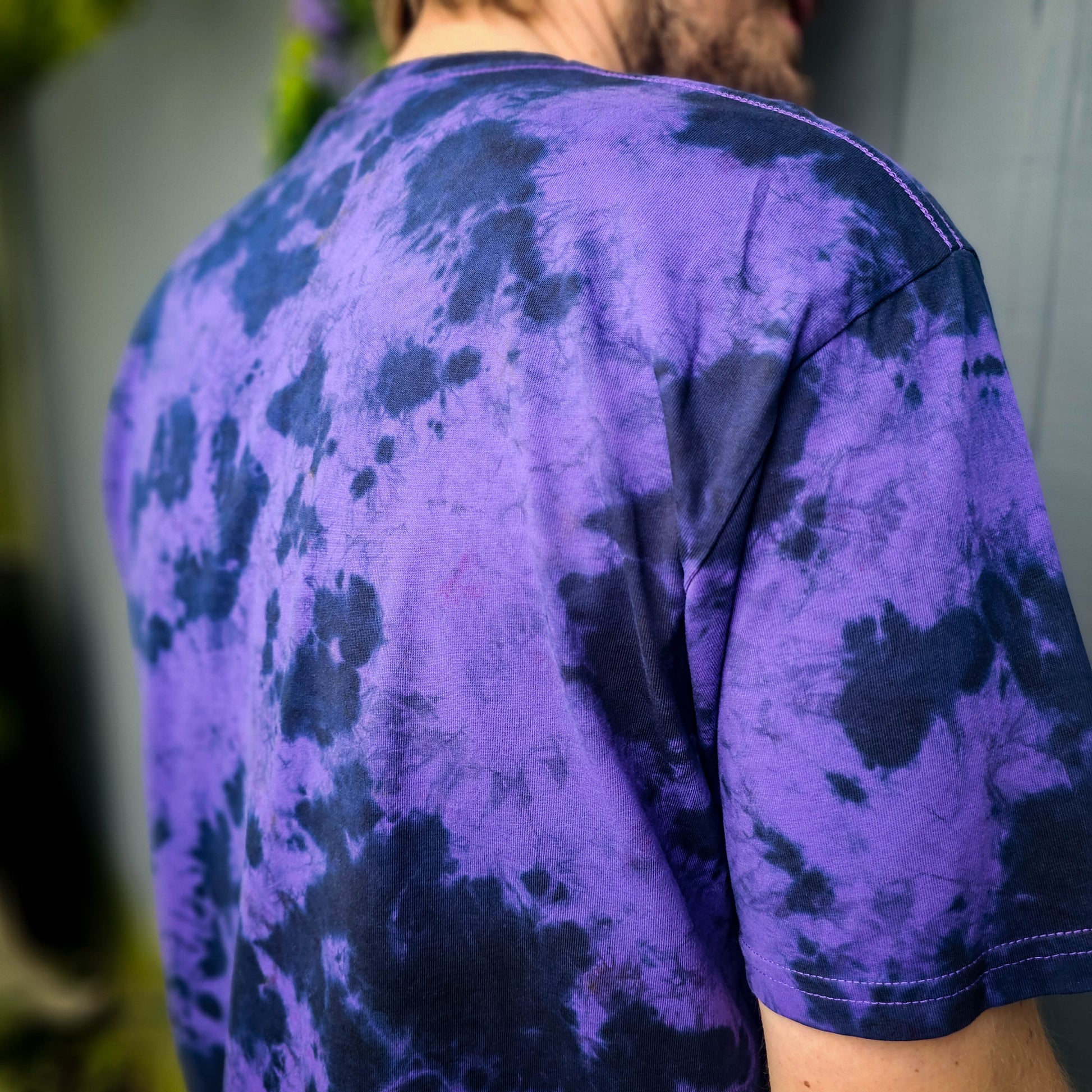 Deep Purple Camo Crunch Tie Dye T-Shirt - clothing