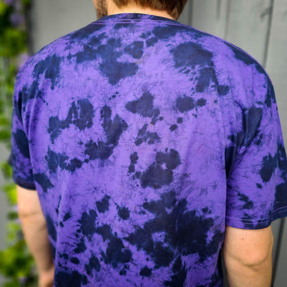 Deep Purple Camo Crunch Tie Dye T-Shirt - clothing