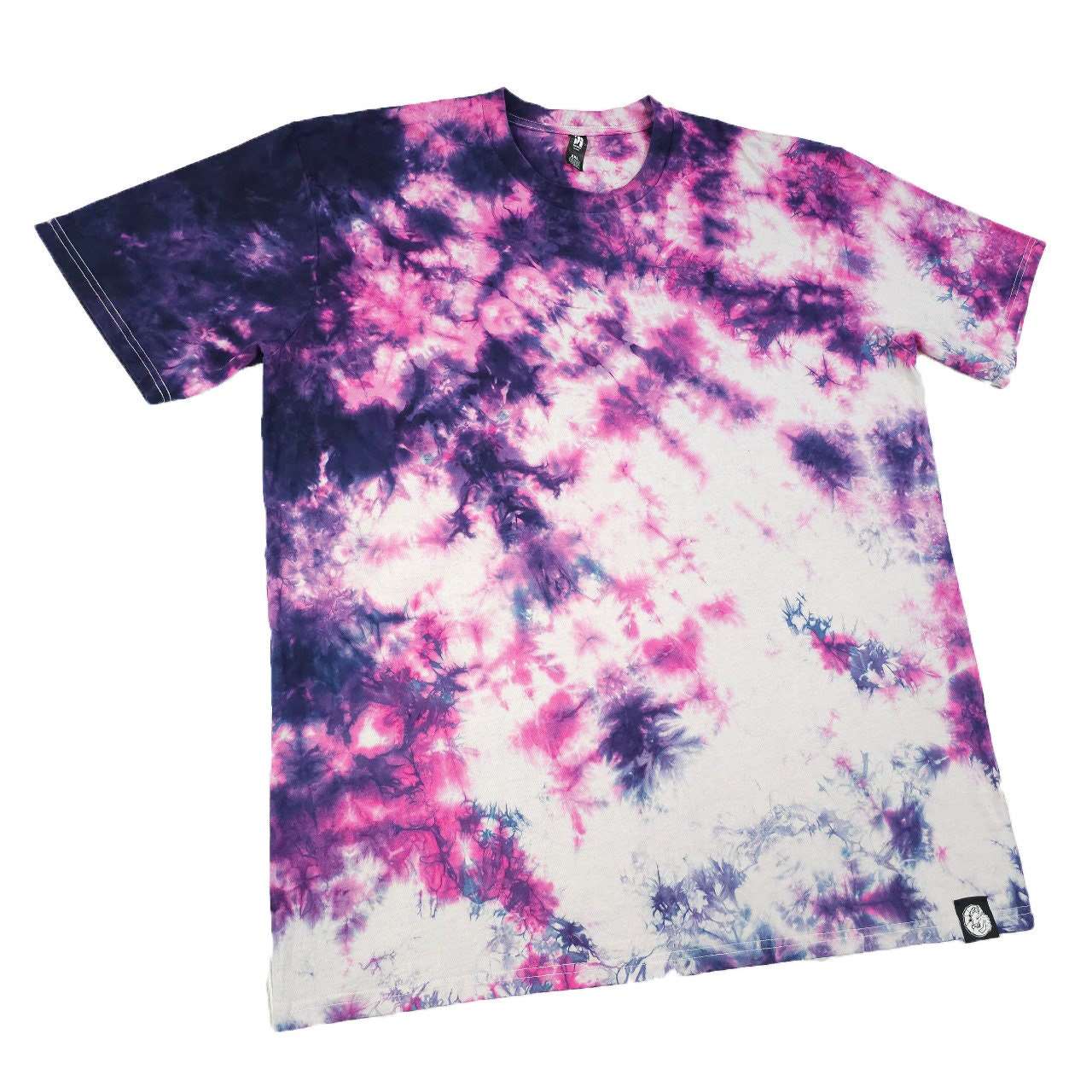 Dragonfruit Pink Impact Cram Tie Dye T-Shirt - tie dye joggers -  tie dye sweatpants - tie dye trousers - Stinging Bullfish