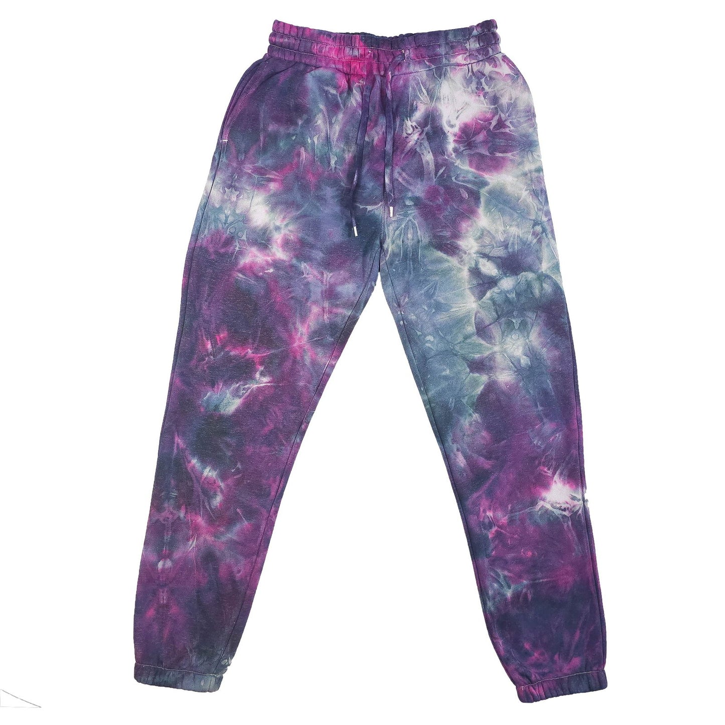 Dragonfruit Pink Ombré Smoke Tie Dye Jogging Bottoms