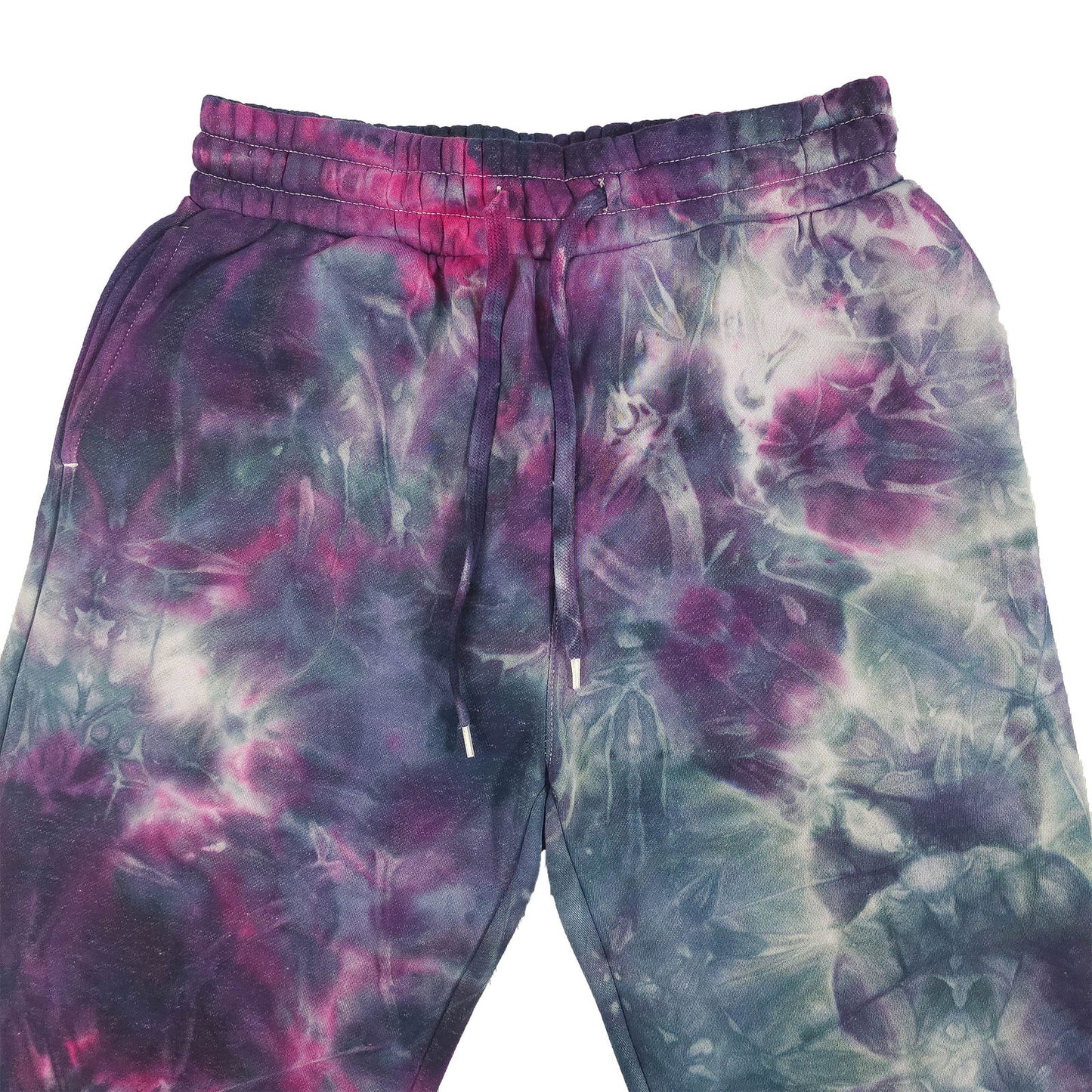 Dragonfruit Pink Ombré Smoke Tie Dye Jogging Bottoms
