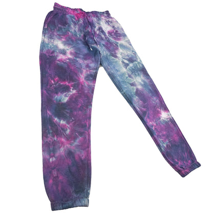 Dragonfruit Pink Ombré Smoke Tie Dye Jogging Bottoms