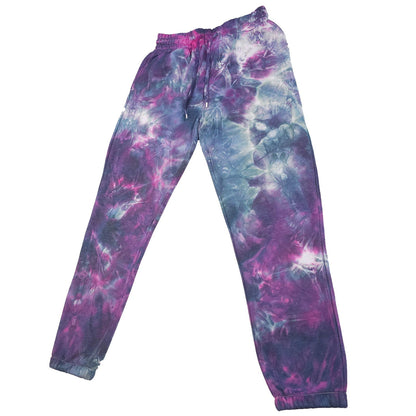 Dragonfruit Pink Ombré Smoke Tie Dye Jogging Bottoms