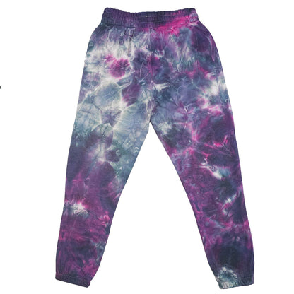 Dragonfruit Pink Ombré Smoke Tie Dye Jogging Bottoms